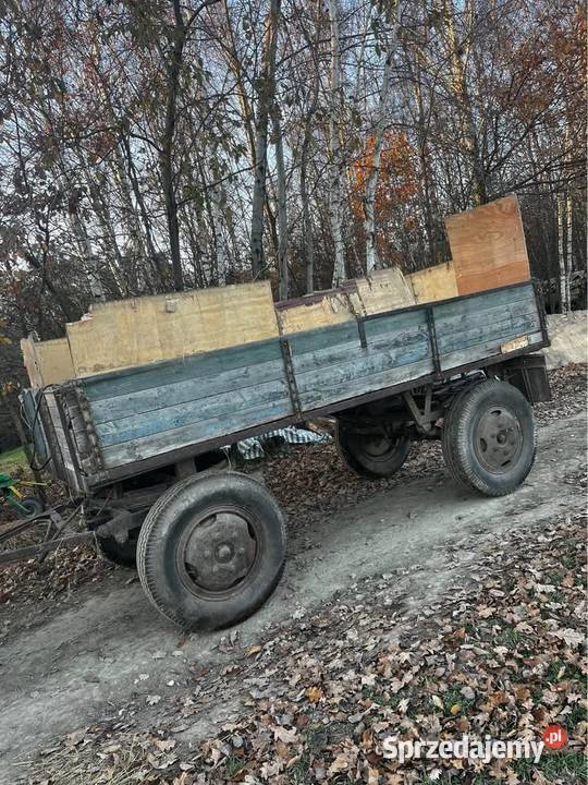 Przyczepa sztywna 2 osiowa d44 Biecz sprzedam