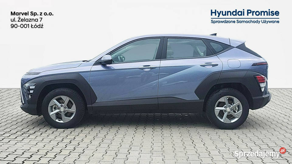 Hyundai Kona 10 Tgdi salon wersja Smart II 2023 światła do jazdy dziennej Bełchatów