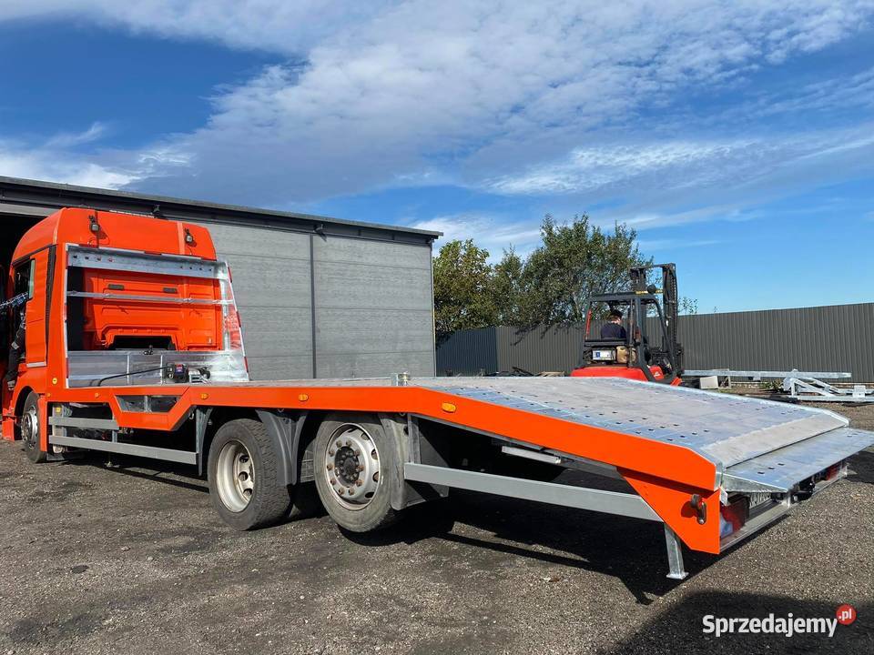 MAN MERCEDES autolaweta DMC 1518T najazd Strachosław