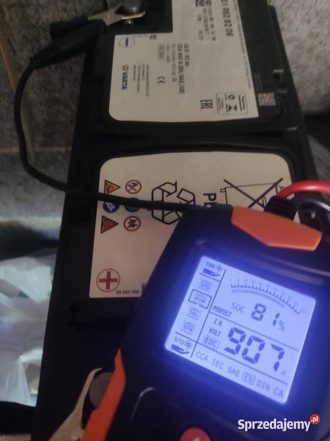Akumulator agm Mercedes A001 982 82 08 dolnośląskie Raciborowice Dolne sprzedam