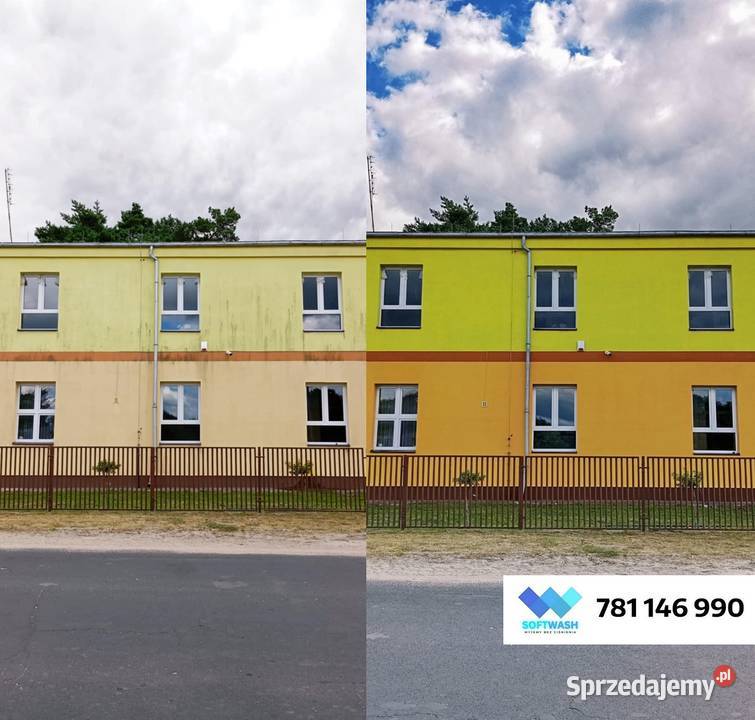 Miękkie Mycie Elewacji WAHOsoftwash Mycie Kostki Ostrowiec Świętokrzyski sprzedam
