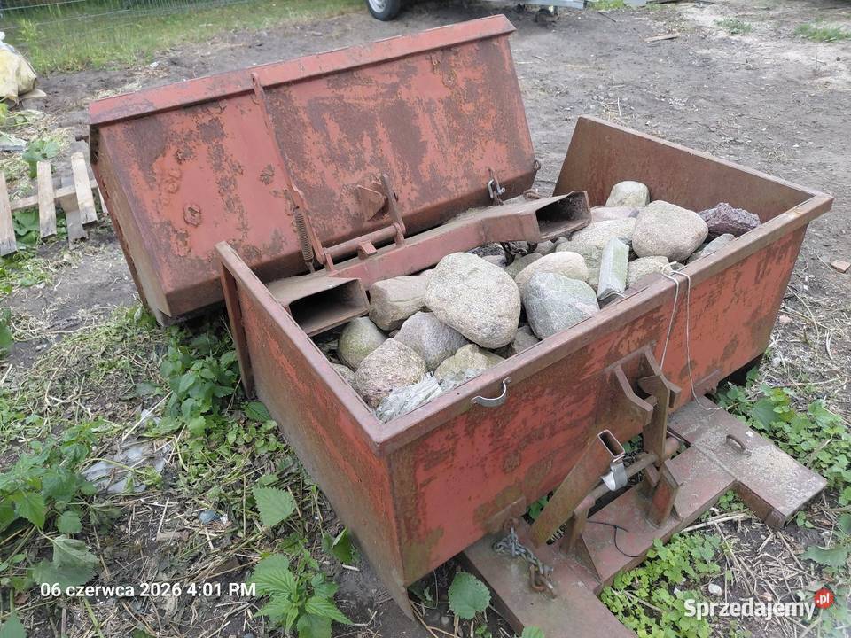 Szufla kibka łyżka do wozka widlowego 130x100 wielkopolskie Czołowo