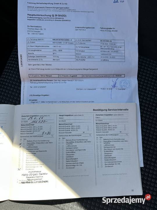 Opel Meriva 14i Cosmo Ostrzeszów