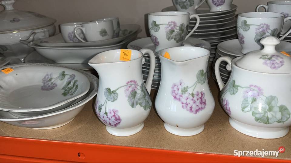 Dzbanek KPM Germany Do czekolady To Hortensja Porcelana i szkło Gdańsk