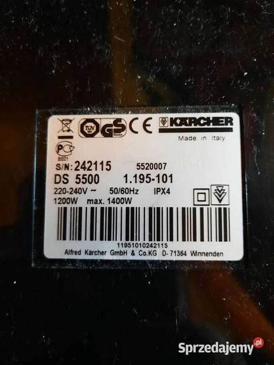 Karcher Odkurzacz z filtrem wodnym DS 5500 Odkurzacze przemysłowe