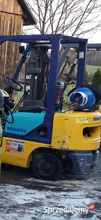 Wózek widłowy KOMATSU FG 15 FAKTURA VAT ważne