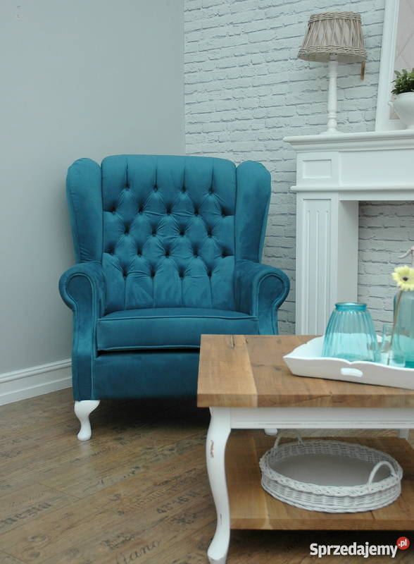 Fotel Chesterfield TURKUS producenta vintage Warszawa
