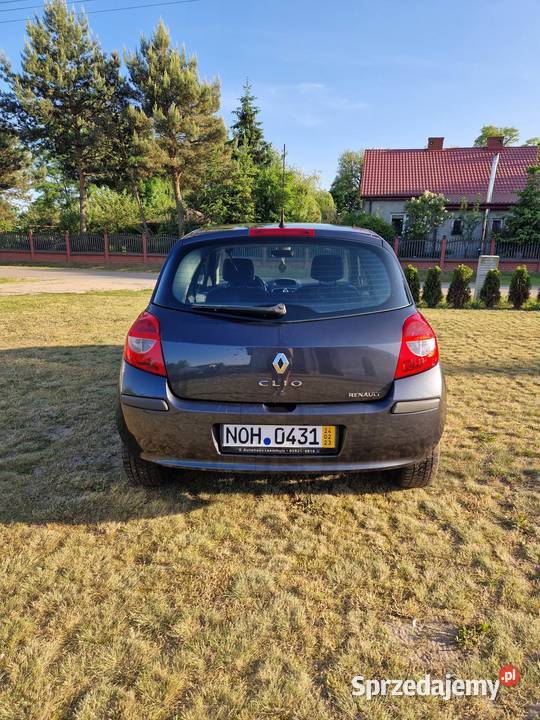 RENAULT CLIO III 16 MOZLIWOSC ZAMIANY lakier metallic Clio mazowieckie Płońsk