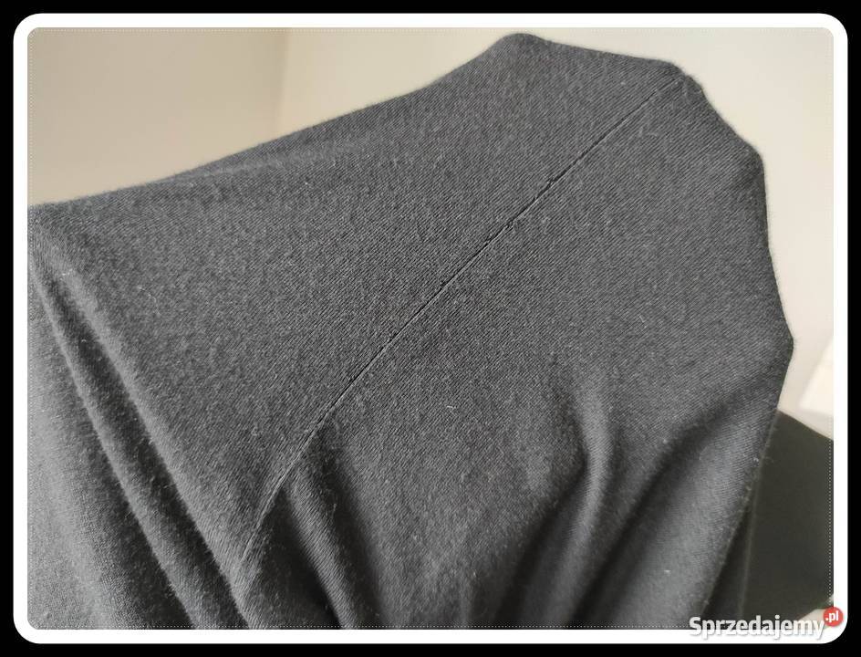 Lekki czarny sweterek narzutka kardigan 36 S Płock sprzedam