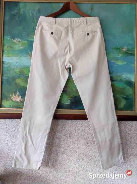 Zara spodnie comfort casual dżinsowe letnie