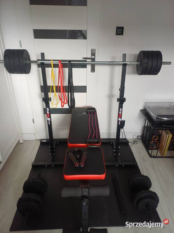 Ławka ławeczka do ćwiczeń Hantle gryf