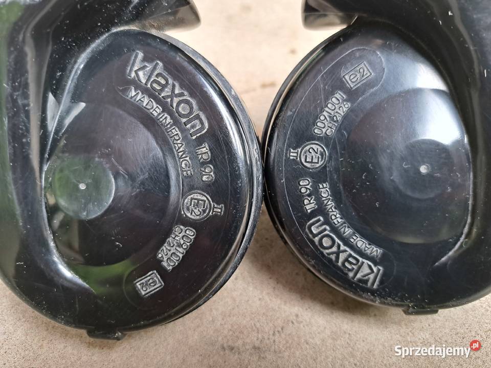 Sygnał dżwiękowy trąbka 2 komplet wielkopolskie