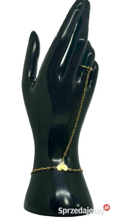 Pierścionek z diamentem i bransoletką pr 585 Elbląg