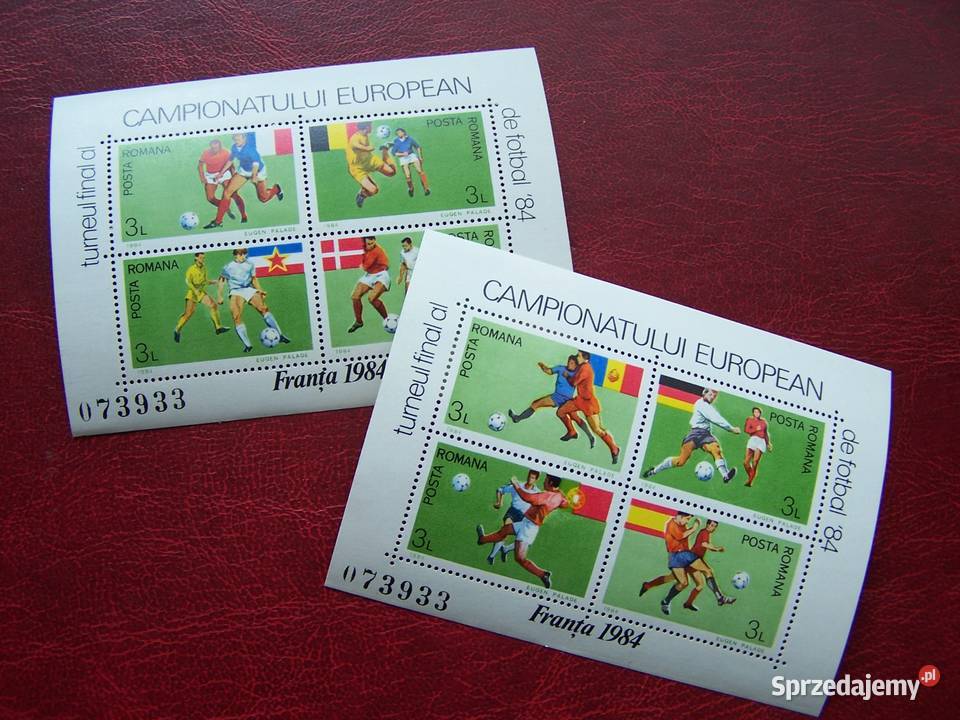 Rumunia 1984 MNH Sport Piłka nożna Mistrzostwa Tychy