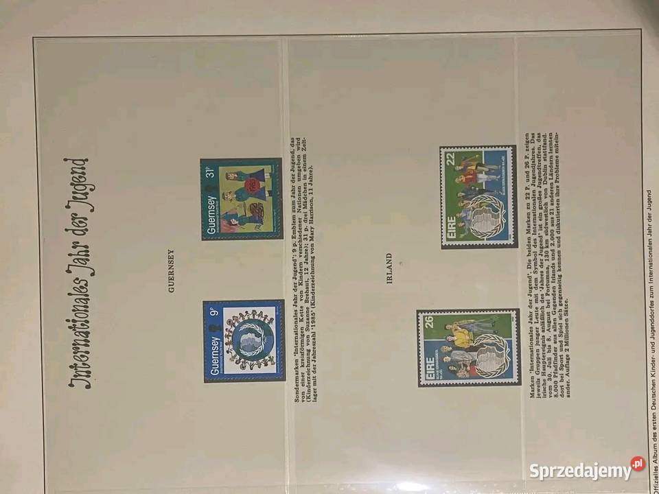 Dwa albumy znaczków świat lubuskie sprzedam