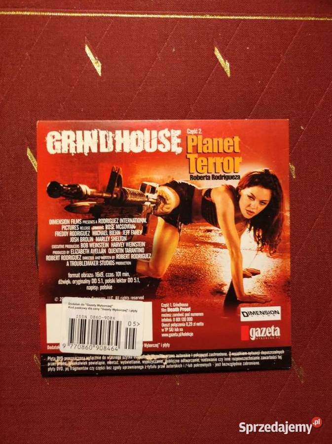 Grindhouse Planet Terror Quentin Tarantino DVD Kielce