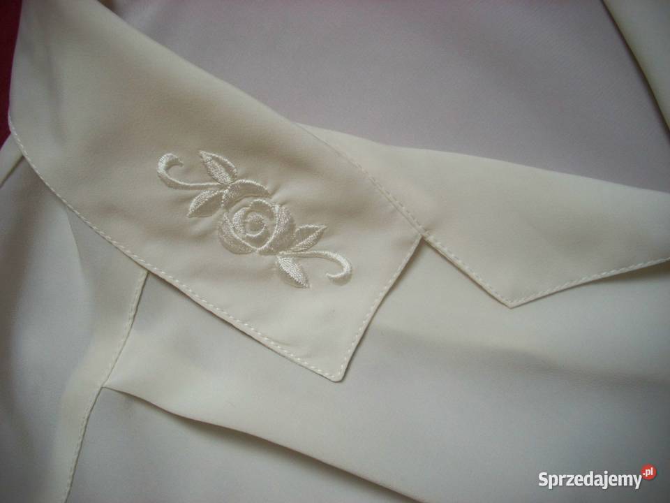 Elegancka koszula Ecru Haft j nowa 46 Bluzki i koszule Nowy Sącz