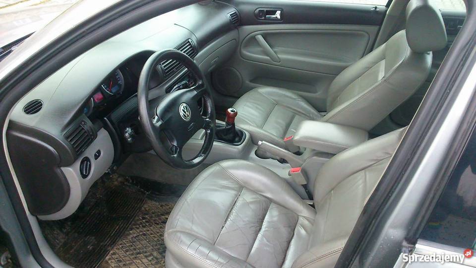 VW Passat B5 FL kombi 19 TDI 130 2002r HAK skóry wspomaganie kierownicy podlaskie Jatwieź Duża