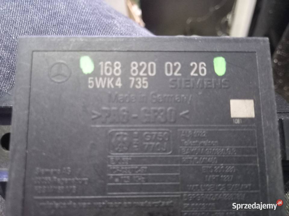 Immobilizer mercedes Aklasa 1688200226 wielkopolskie Margonin sprzedam