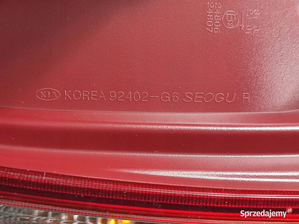 LAMPA PRAWY TYŁ KIA PICANTO III JA 2017