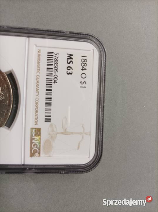 1 Dolar 1884 Morgan NGC MS 63 Nowy Orlean wysoka Warszawa