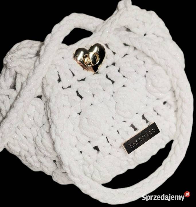 Torebka woreczek że sznurka bawełnianego 19cm Galanteria i dodatki małopolskie Krzywaczka