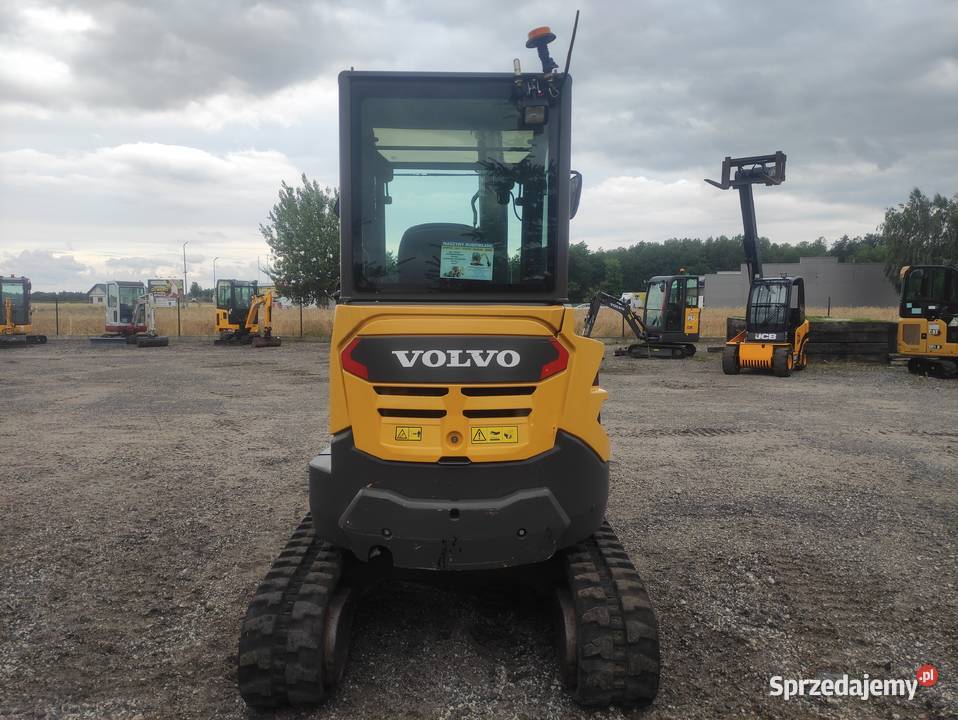 Minikoparka Volvo Ecr 25 D 2019r 1900 mtg waga Ryżki
