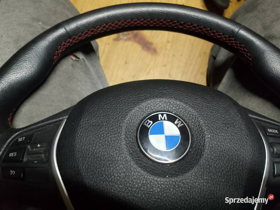 Kierownica BMW czerwona nić F30F31 Żary