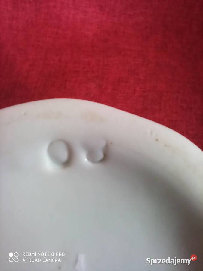 Wazon z różową różą Na białej porcelanie Gdańsk