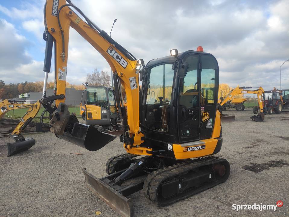 Minikoparka JCB 8026 cts 2021r model 2022r 1800
