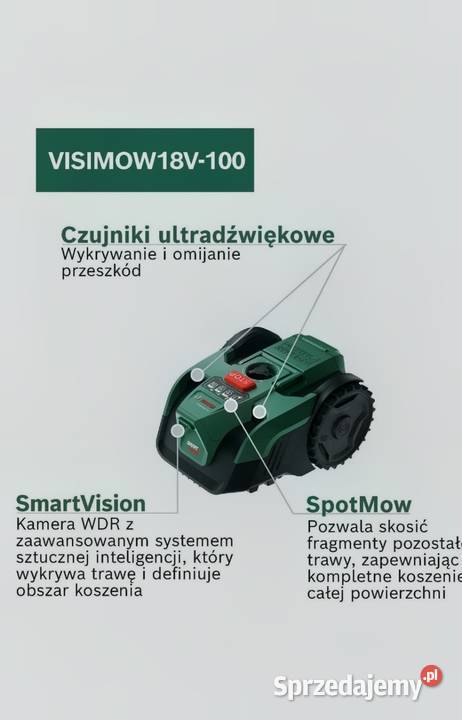 Robot koszący NOWY Bosch rachunek gwarancja Poznań