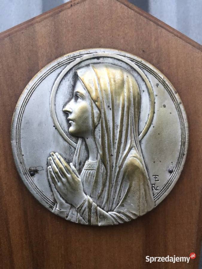 Maryja kropielnica sygnowana Lourdes łódzkie Łowicz
