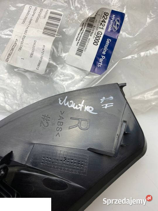 ELANTRA MASKOWNICA LAMPY TYLNEJ PRAWA 92421G3000 Kozubszczyzna