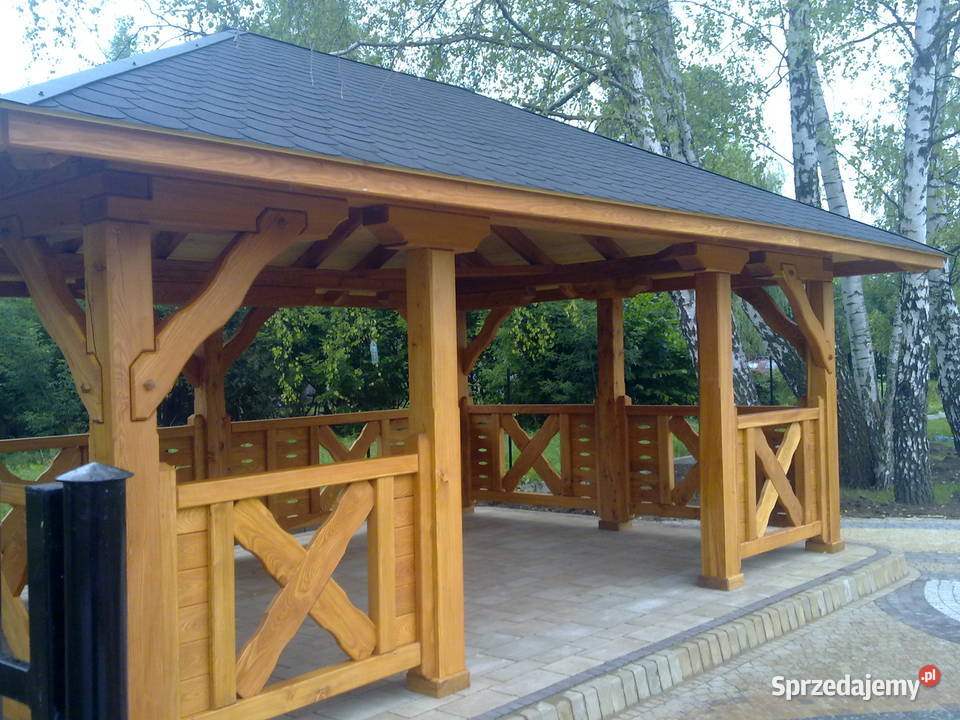 Altana drewniana Altanka ogrodowa 4x6 meble Jeleniów sprzedam