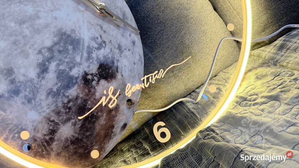 Duży zegar ścienny LED Częstochowa sprzedam