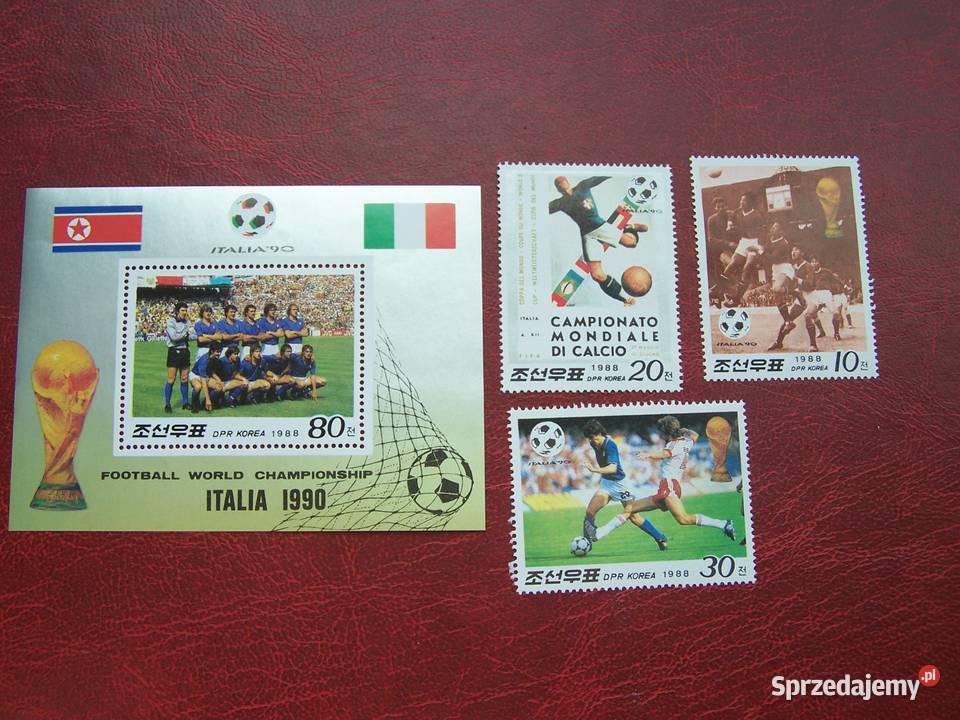 Korea 1988 MNH Mi. 1914/16 Sport Piłka nożna MŚ Italia 90