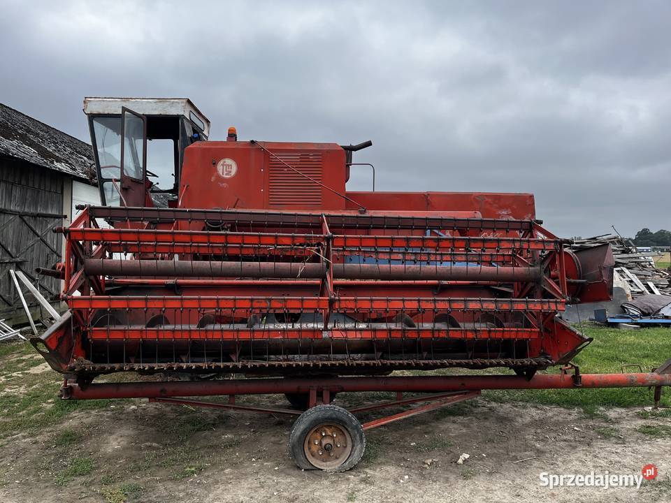 Kombajn Bizon Z056 heder stół do rzepaku lubelskie Żółkiewka-Osada