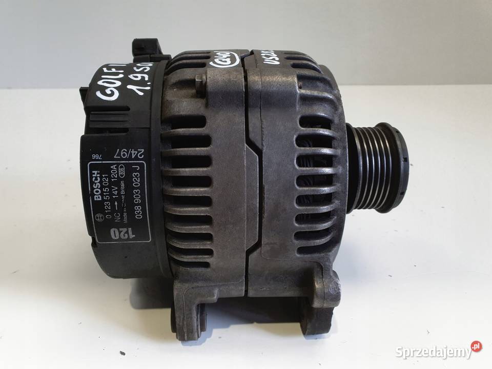 ALTERNATOR Audi A3 8L Golf IV 19 TDI 0123515021