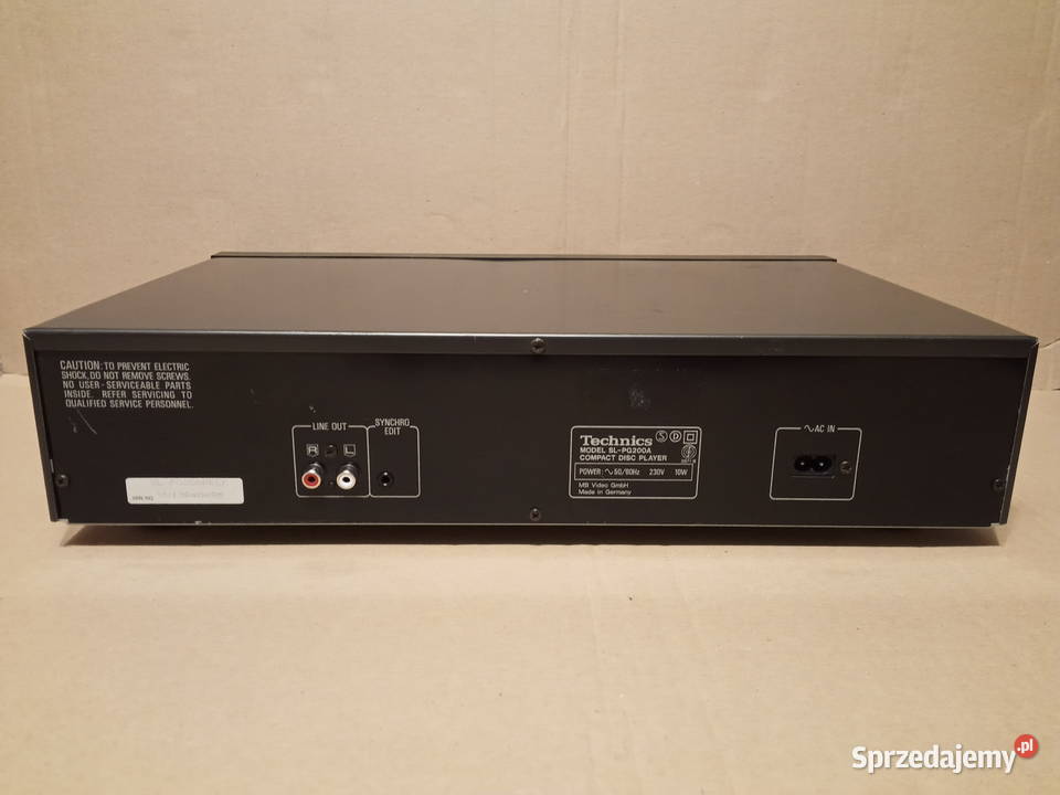 Odtwarzacz płyt CD TECHNICS SLPG200A wielkopolskie Poznań