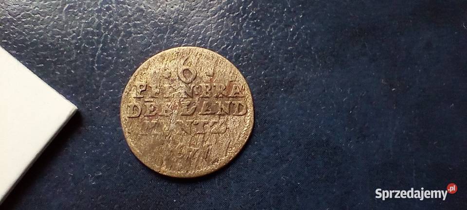 Stare monety 6 fenig Niemcy SREBRO do Numizmatyka