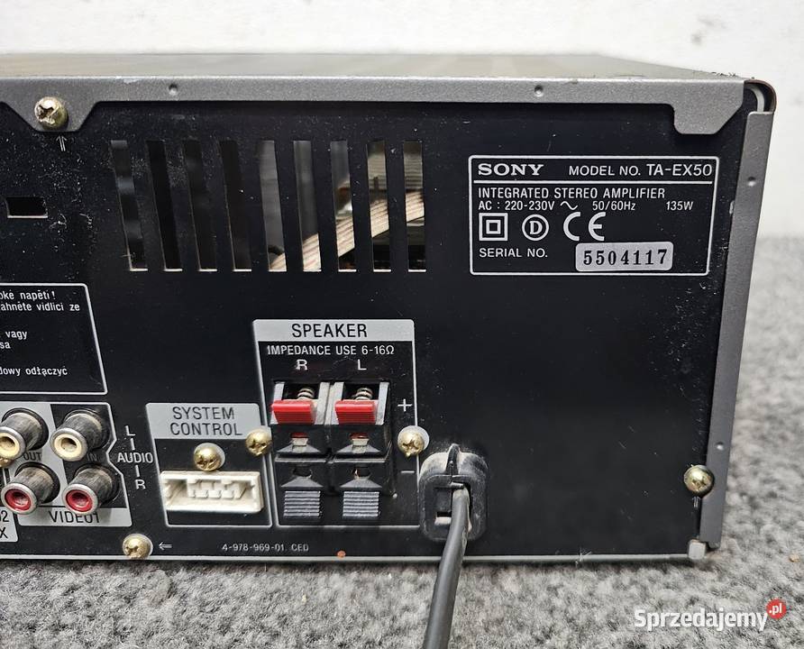 Wzmacniacz stereo Sony TAEX50 rozmiar MIDI małopolskie Kraków