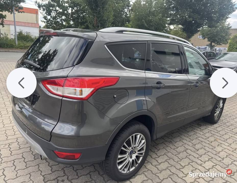 Ford Kuga 4x4 2015 pół skóra z Niemiec super elektrycznie ustawiane fotele dolnośląskie