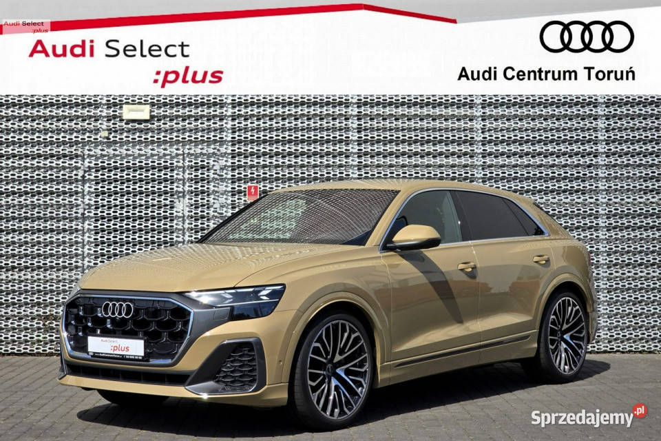 Audi Q8 FLLaserBONightVisionSkrętnaOśAlcantaraS napęd 4x4 Samochody osobowe Toruń
