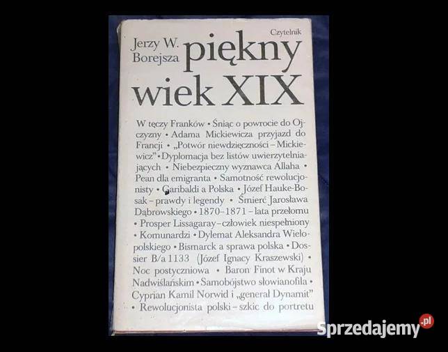Piękny wiek XIX Jerzy Wojciech Borejsza