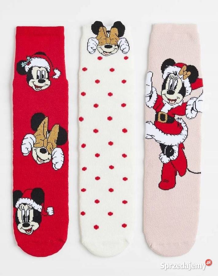 HM Skarpety frotte 3pack Mickey Mouse Myszka H&M Warszawa