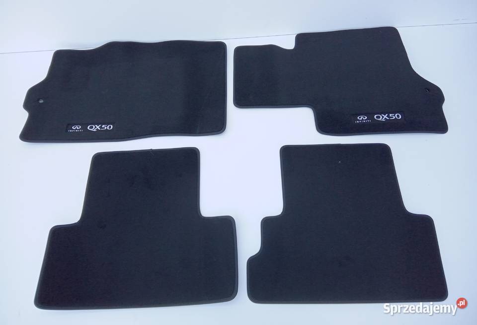 DYWANIKI WELUROWE CZARNE INFINITI QX50 EX37 EX50 Nowy Tomyśl