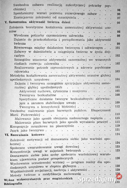Metody aktywizowania głębiej upośledzonych lubelskie Chełm sprzedam