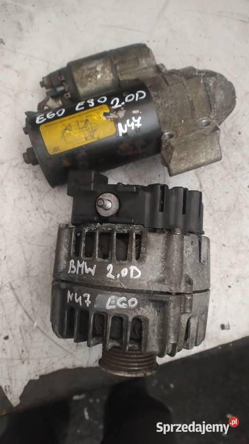 BMW E60 E90 20 D n47d20c rozrusznik alternator Kielce