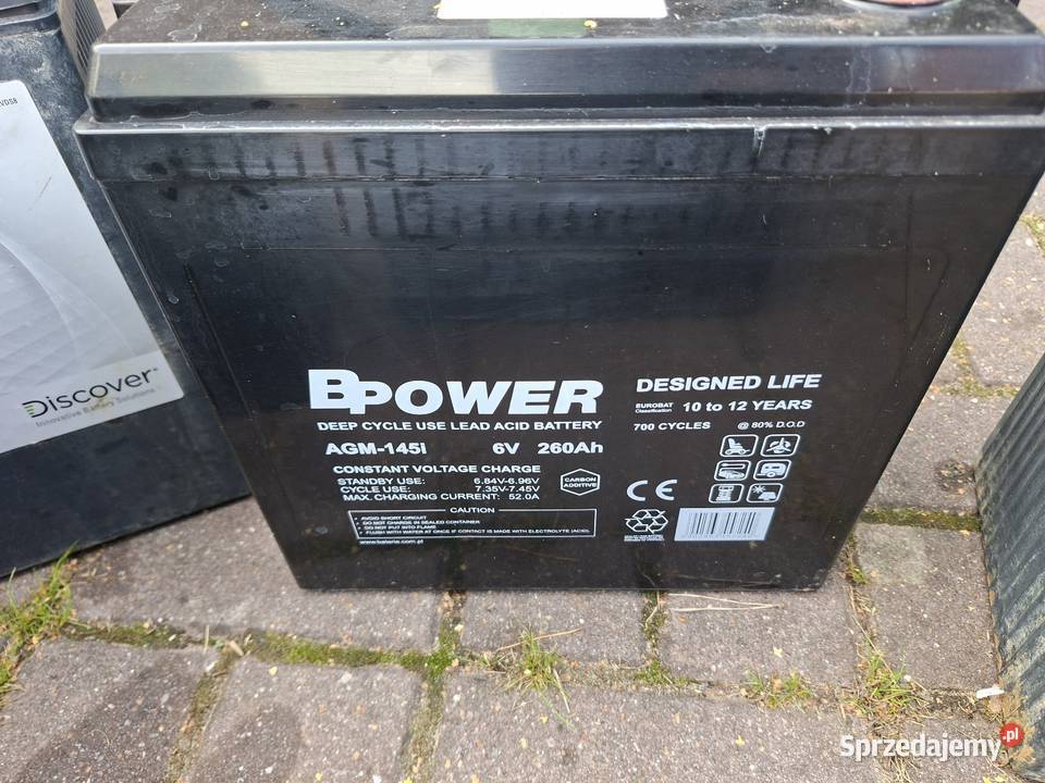 AKUMULATOR DISCOVER DRY CELL AGM EVGC6AA 6V Radoszyce