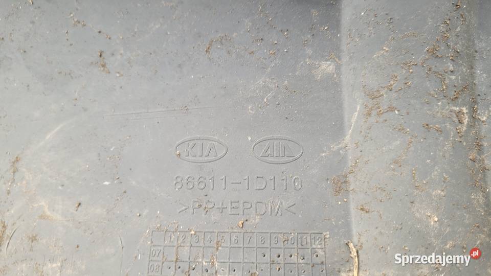 Kia Rondo 0810 DOKŁADKA ZDERZAKA TYL SPOILER